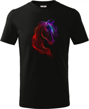 Kůň, neon kolekce, V4