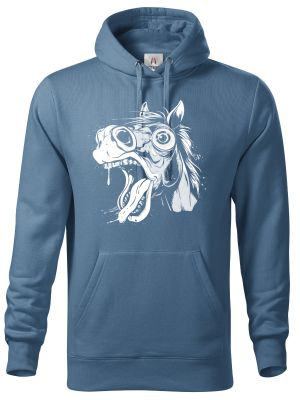 Kůň s duší jednorožce, bílý potisk