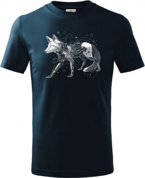 Kyber Liška, bílý potisk