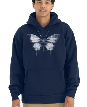 Kyber motýl, bílý potisk