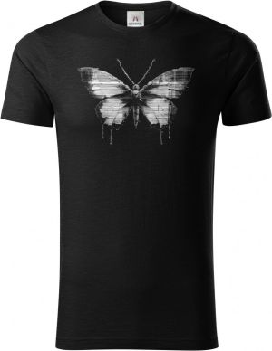 Kyber motýl, bílý potisk