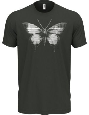 Kyber motýl, bílý potisk