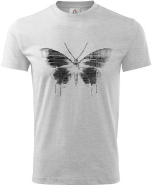 Kyber motýl, černý potisk