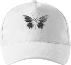 Kyber motýl, černý potisk