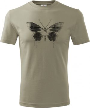 Kyber motýl, černý potisk