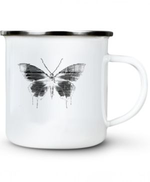 Kyber motýl, černý potisk