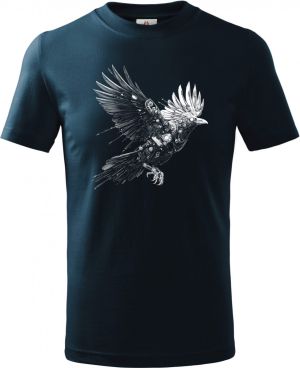 Kyber pták, bílý potisk