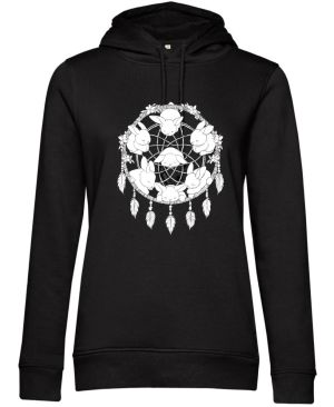 Lapač snů, králíček, bílý potisk