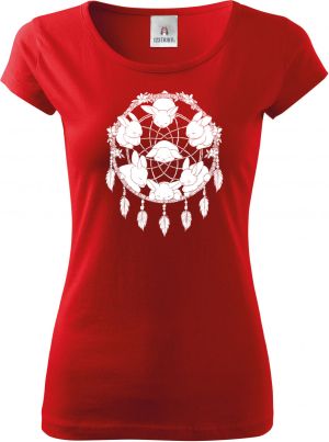 Lapač snů, králíček, bílý potisk