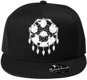 Lapač snů, králíček, bílý potisk