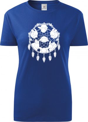 Lapač snů, králíček, bílý potisk