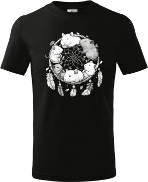 Lapač snů, morče, bílý potisk