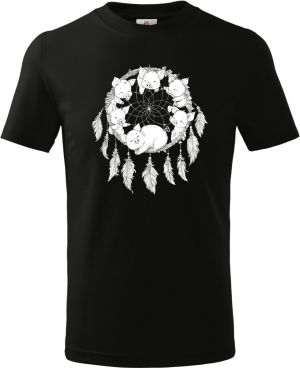 Lapač snů, prasátko, bílý potisk