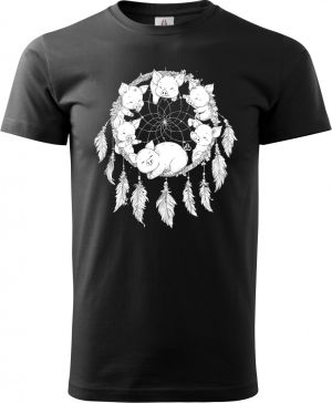 Lapač snů, prasátko, bílý potisk