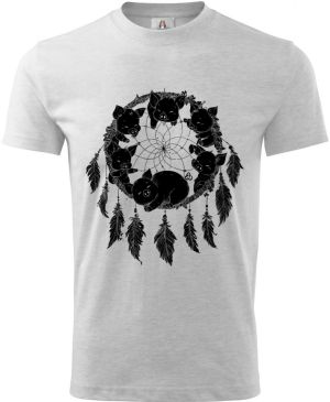 Lapač snů, prasátko, černý potisk