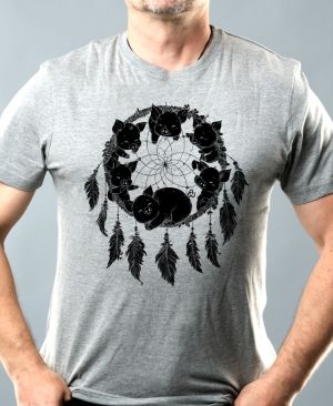 Lapač snů, prasátko, černý potisk