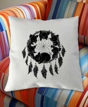 Lapač snů, prasátko, černý potisk