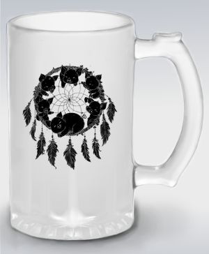 Lapač snů, prasátko, černý potisk