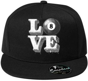 Láska ke kulečníku, V2, bílý potisk