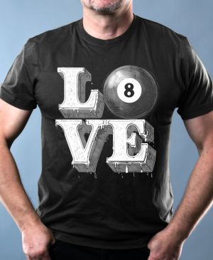 Láska ke kulečníku, V2, bílý potisk