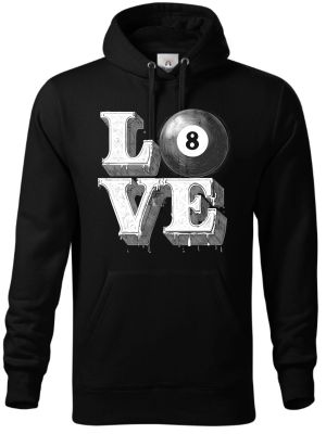 Láska ke kulečníku, V2, bílý potisk