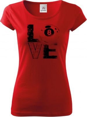 Láska ke kulečníku, V1, černý potisk