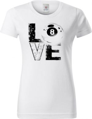 Láska ke kulečníku, V1, černý potisk