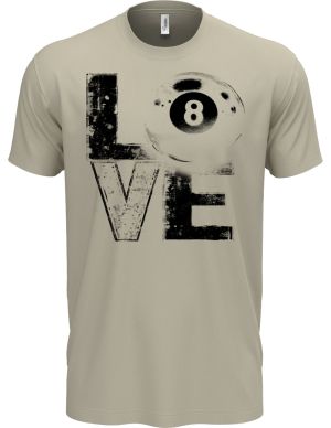 Láska ke kulečníku, V1, černý potisk