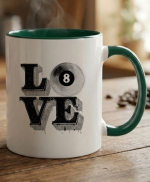 Láska ke kulečníku, V2, černý potisk