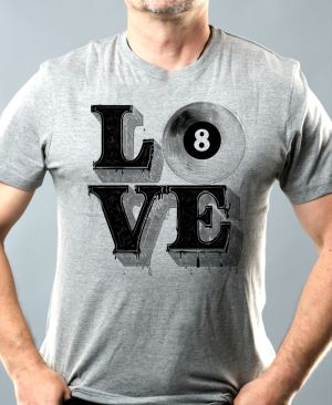 Láska ke kulečníku, V2, černý potisk