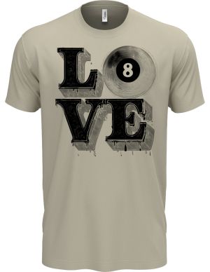 Láska ke kulečníku, V2, černý potisk