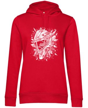 Ledová brankářská maska, bílý potisk