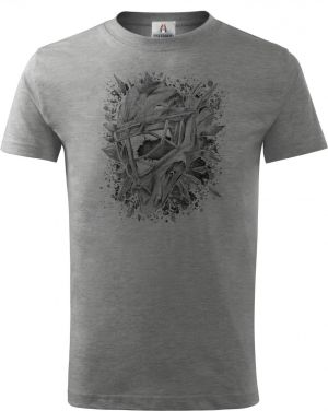 Ledová brankářská maska, černý potisk