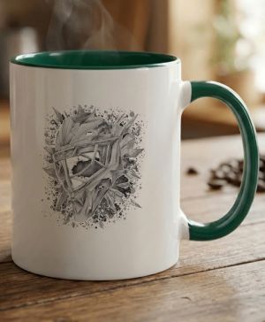 Ledová brankářská maska, černý potisk