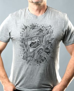 Ledová brankářská maska, černý potisk