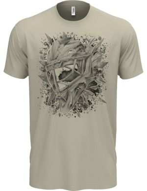 Ledová brankářská maska, černý potisk