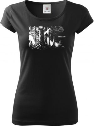 Les kódu, bílý tisk