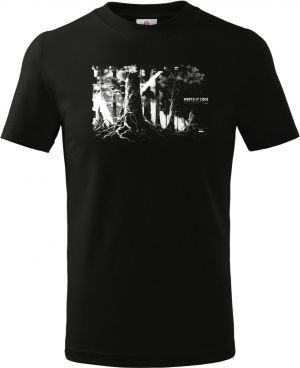 Les kódu, bílý tisk