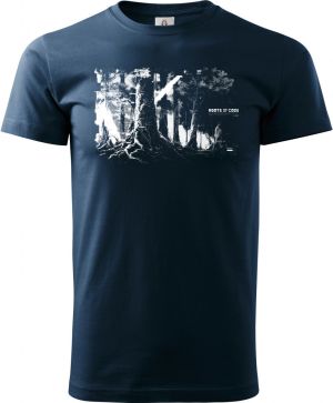 Les kódu, bílý tisk