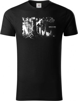 Les kódu, bílý tisk