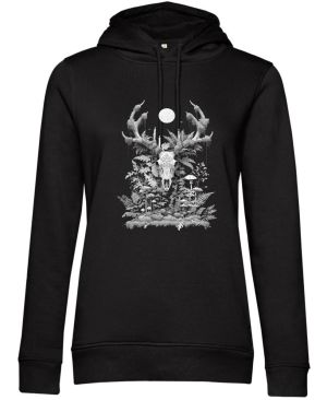 Lesní duch, bílý potisk