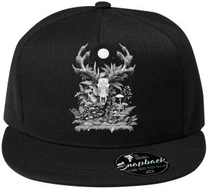 Lesní duch, bílý potisk