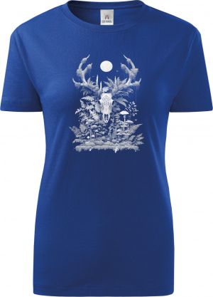 Lesní duch, bílý potisk