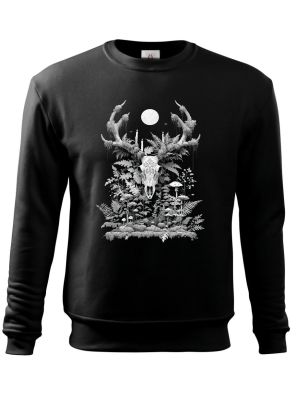 Lesní duch, bílý potisk