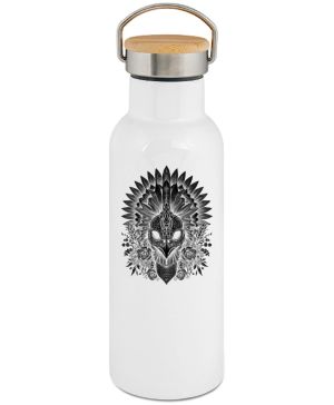 Ptačí šaman, černý potisk