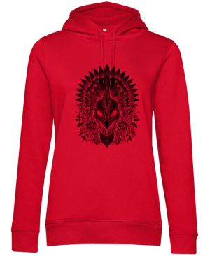 Ptačí šaman, černý potisk