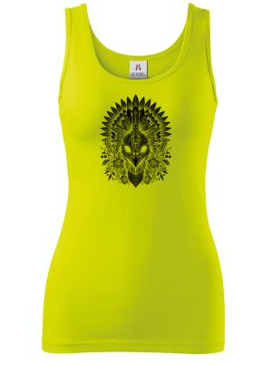 Ptačí šaman, černý potisk