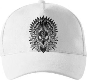 Ptačí šaman, černý potisk