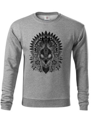 Ptačí šaman, černý potisk