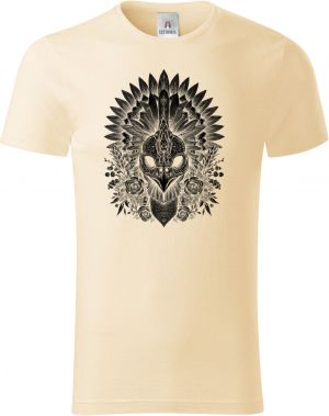 Ptačí šaman, černý potisk